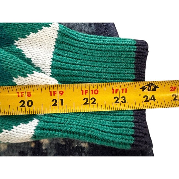 Disney Mickey VTG Green/Blue Mens Golf Cardigan Sweater XL? SEE MEASUREMENTS - Picture 3 of 12